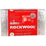 Базальтовая вата Rockwool Сауна Баттс 1000х600х50 мм 8 плит в упаковке